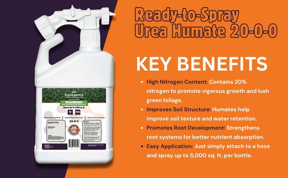 Ready-to-Spray Urea Humate Liquid Fertilizer