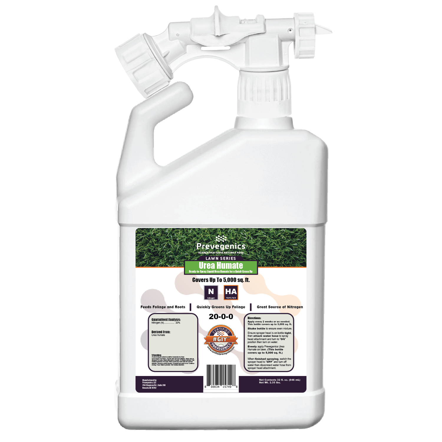 urea herbicide Ready-to-Spray Urea Humate Liquid Fertilizer
