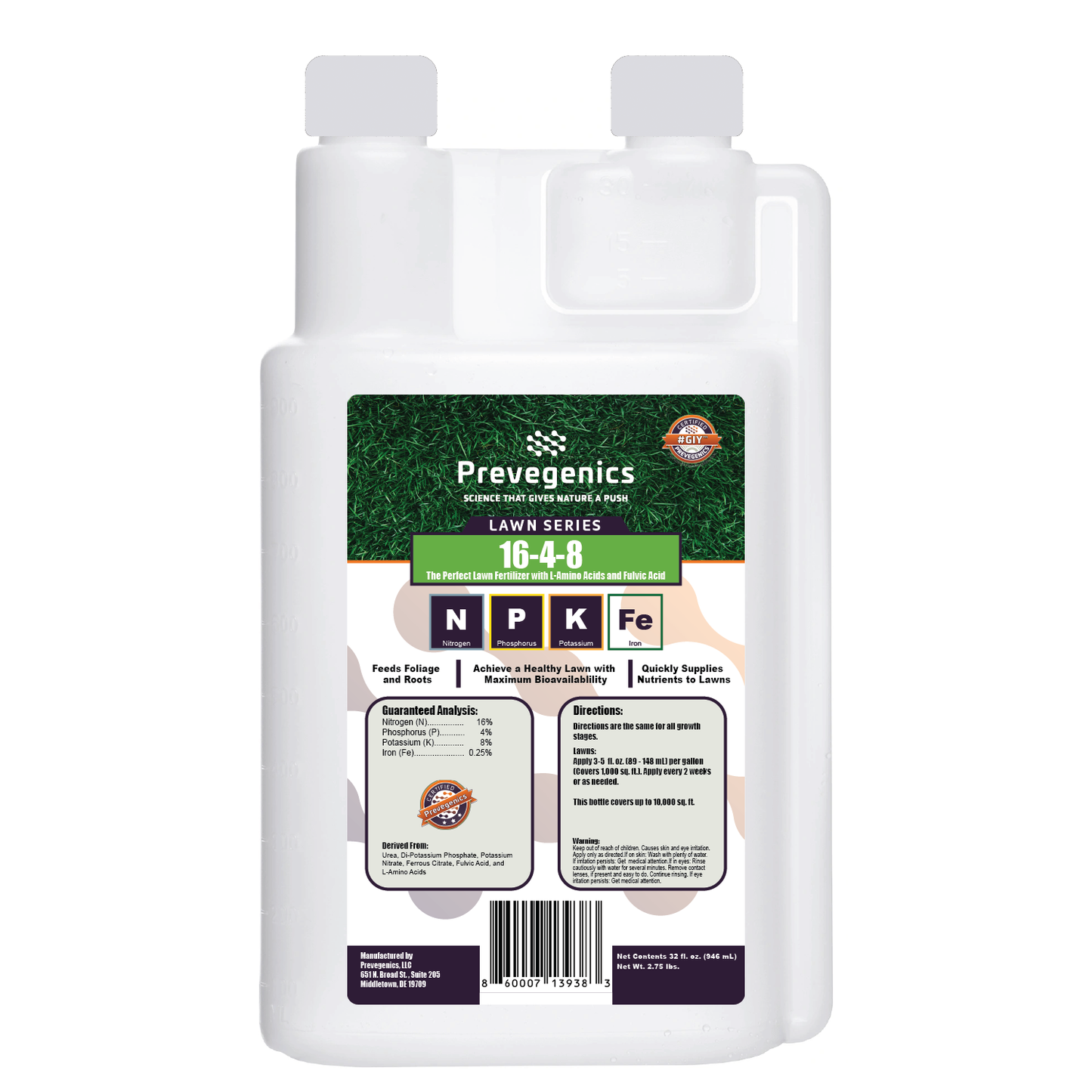 Liquid Lawn Fertilizer 16-4-8