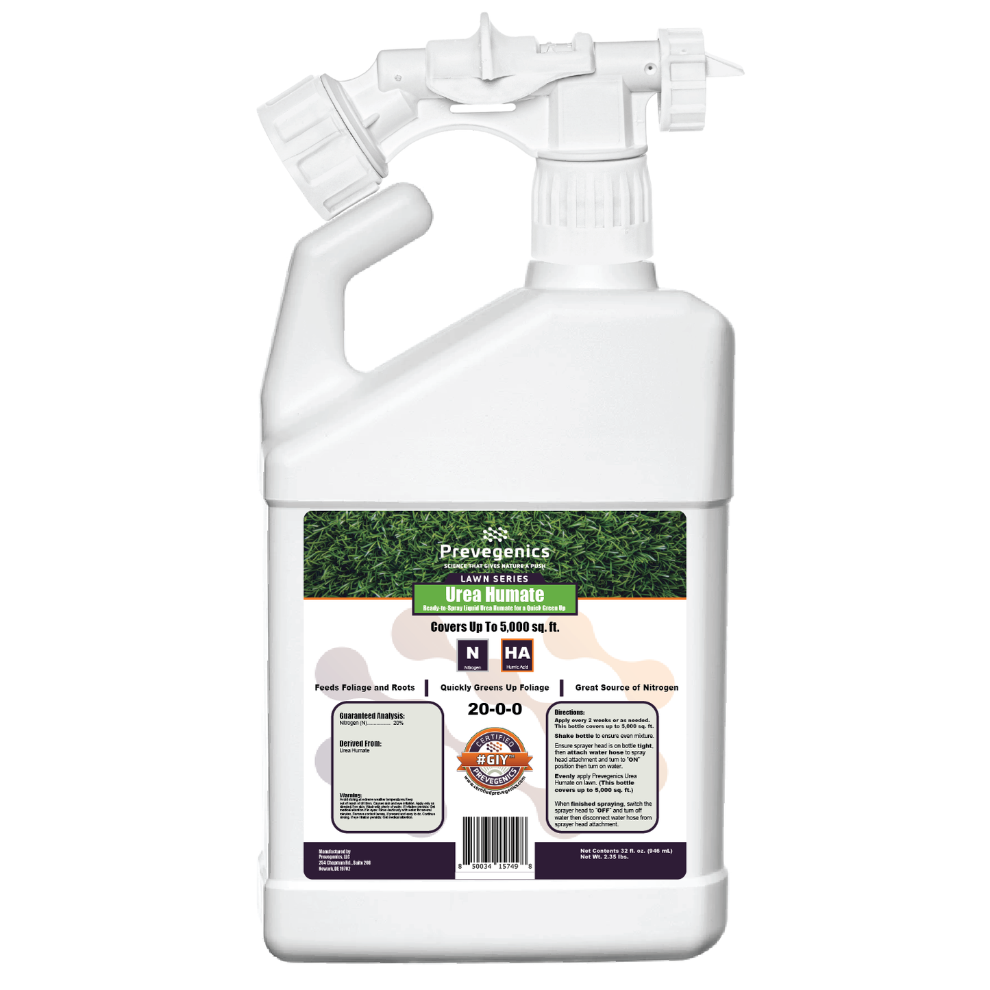 Ready-to-Spray Urea Humate Liquid Fertilizer