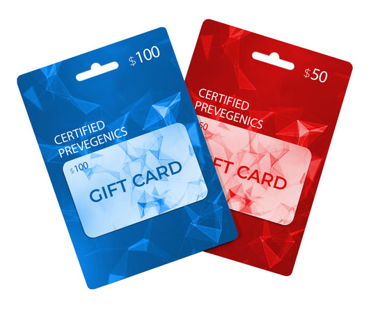 Certified Prevegenics Gift Cards